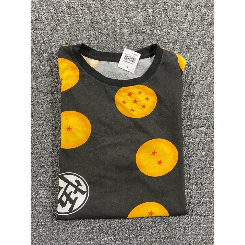 Dragon Ball Z Bird Studio Black Allover Print T-Shirt Lightweight Men's Size S - Picture 11 of 12